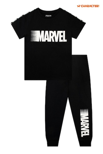 Character Black Marvel Pyjamas (N13991) | £19