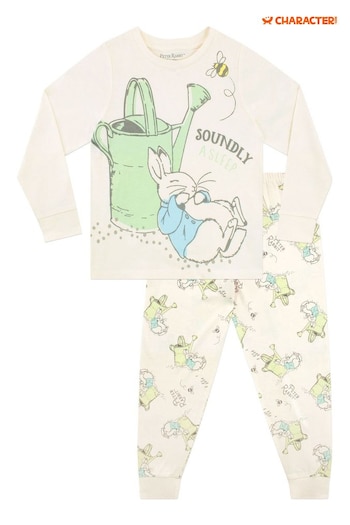 Character Grey Peter Rabbit Printed Long Sleeve Pyjamas (N14000) | £21