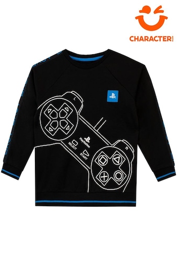 Character Black PlayStation Sweatshirt (N14012) | £19