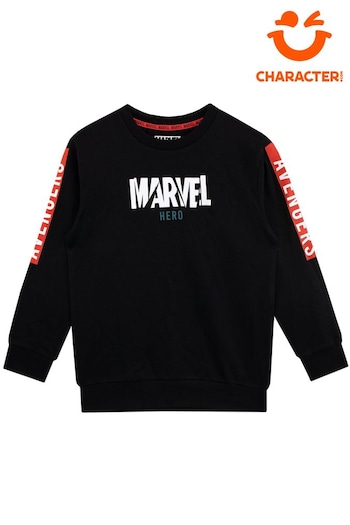 Character Black Marvel Sweatshirt (N14014) | £23