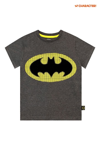 Character Grey Batman T-Shirt (N14039) | £13
