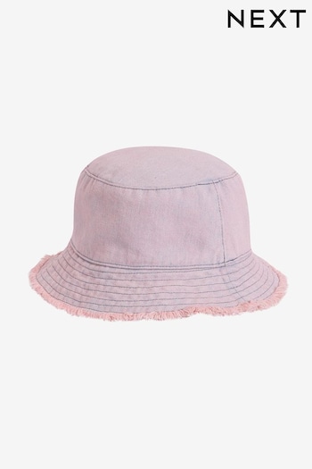 Purple Washed Bucket Hat (1-16yrs) (N14051) | £8 - £12