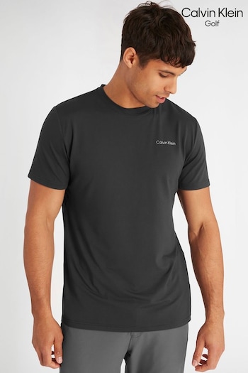 Calvin Klein Golf Newport Black T-Shirt (N14124) | £25