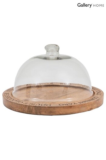 Gallery Home Natural Barstow Cheese Dome (N14319) | £66