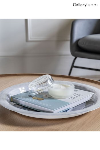 Gallery Home Grey Goleta Tray (N14362) | £42