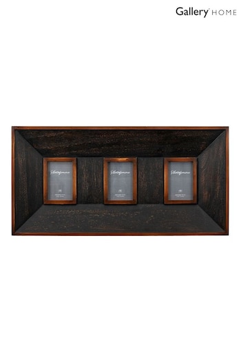 Gallery Home Black Felton x3 Photo Frame (N14368) | £52