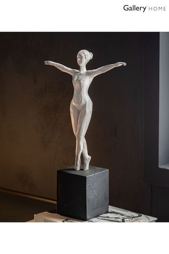 Gallery Home Black Ballerina Pirouette Sculpture (N14383) | £40