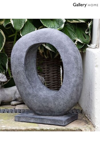 Gallery Home Grey Fairfield Stone Sculpture (N14390) | £108