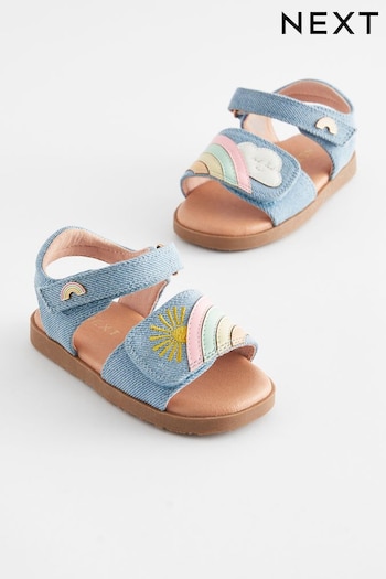 Blue Denim Rainbow Sandals (N14434) | £20 - £22