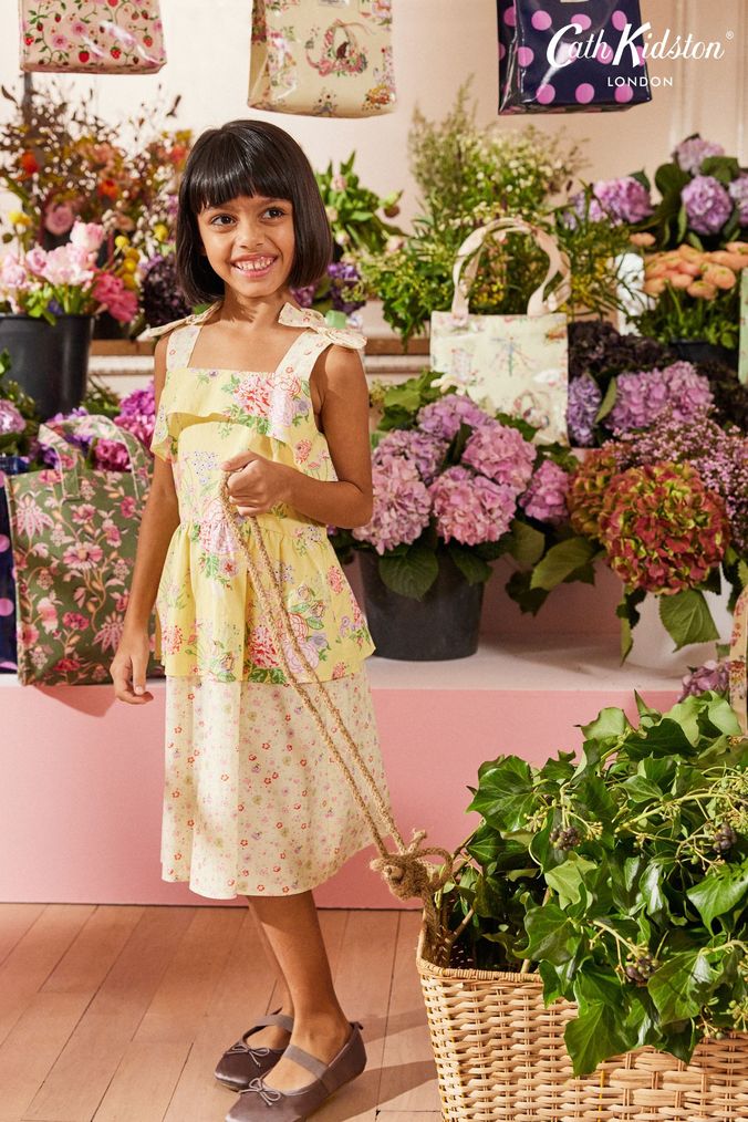 Next girls yellow dress on sale