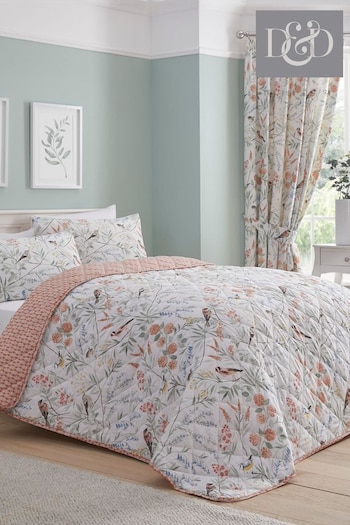 D&D Orange Caraway Quilted Bedspread (N14551) | £45