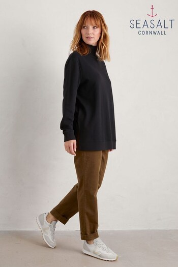 Seasalt Cornwall Bremble Black Sweatshirt (N14701) | £56
