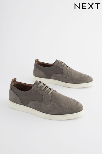 Grey Suede Cupsole Casual Shoes (N14758) | £50