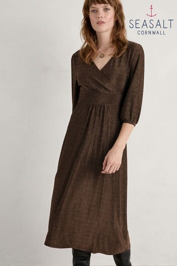 Seasalt Cornwall Dewpearl Sparkly Jersey Dress (N14860) | £86