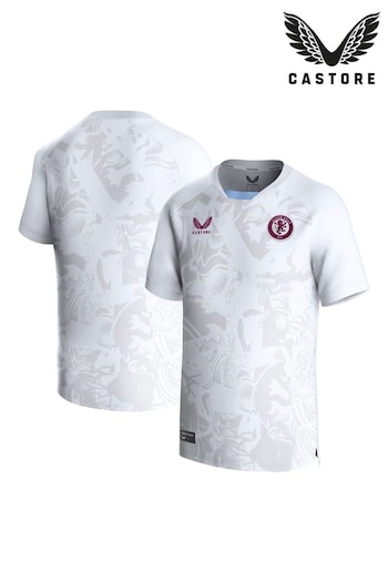 Castore White Aston Villa Away Shirt 2023-24 (N15300) | £38