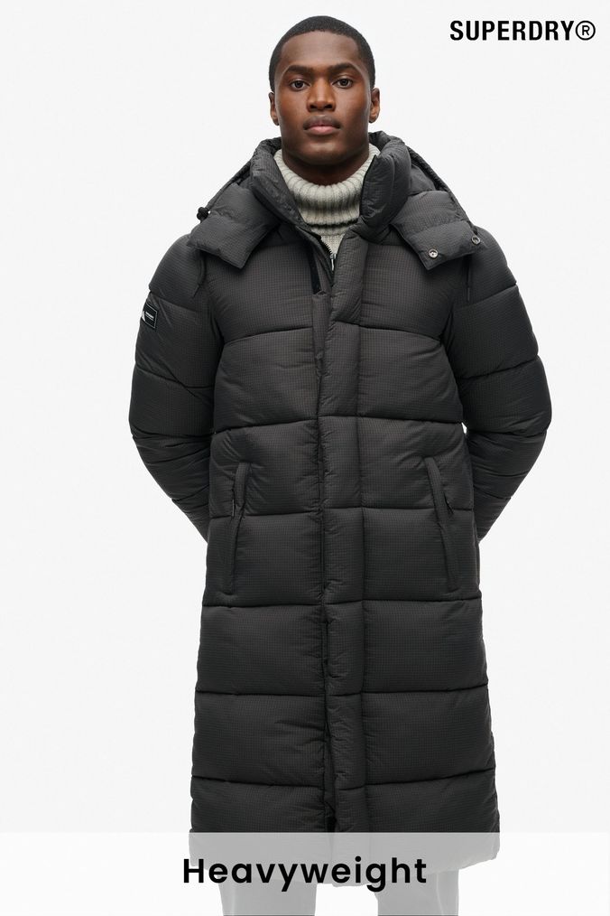 Mens long parka coat uk deals