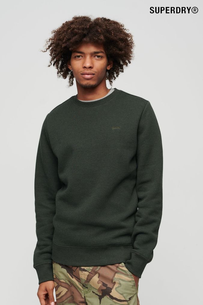 Olive green online sweat shirt