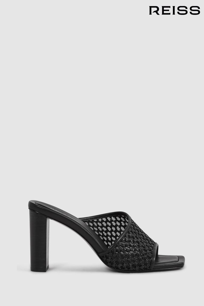 Buy Women s Black Mules High Footwear Online Next UK