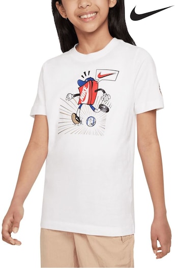 Nike White Chelsea Mascot T-Shirt (N15877) | £25
