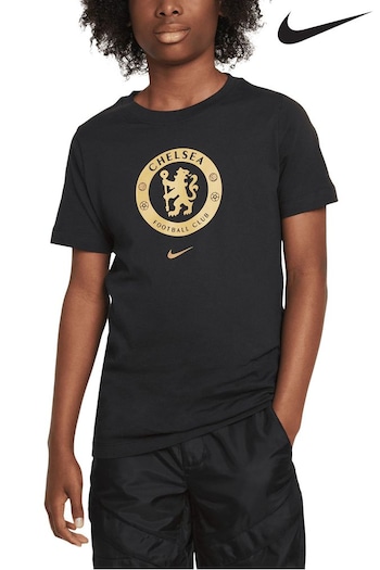 Nike Blue Chelsea Crest T-Shirt (N15881) | £23