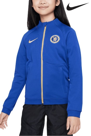 Nike Shield Blue Chelsea Academy Pro Anthem Jacket (N15886) | £70