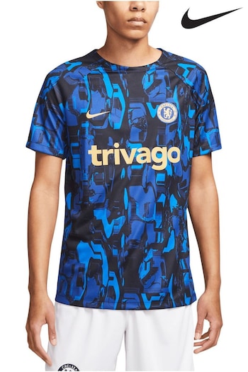 Nike Blue Chelsea Academy Pro Pre Match Top (N15889) | £60