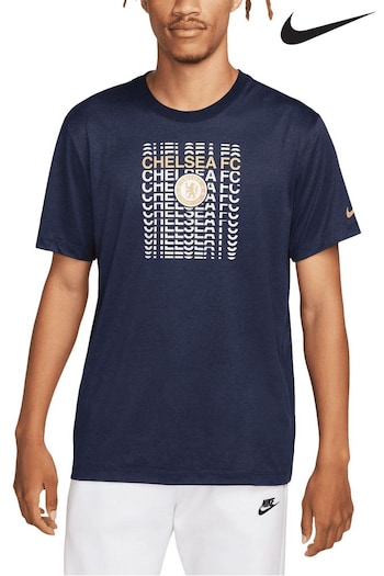 Nike Blue Chelsea Repeat T-Shirt (N15905) | £28