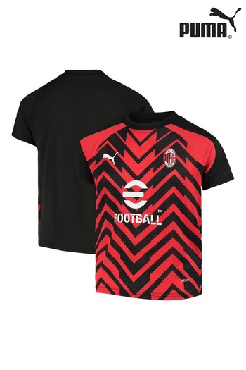 Puma Ultraform Red AC Milan Prematch Jersey Kids (N15951) | £40