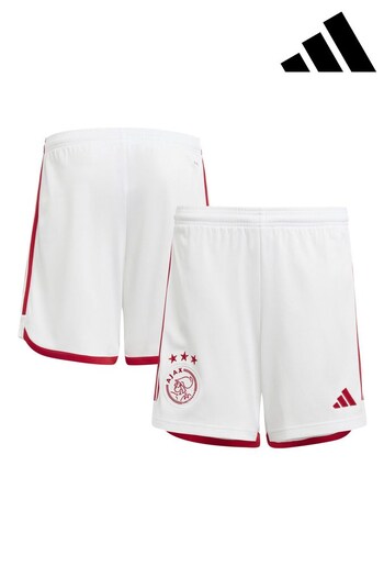 adidas White Ajax Home Shorts 2023-24 (N15971) | £38