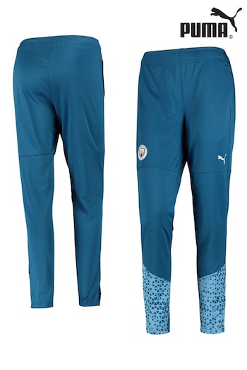 Puma Aqua Blue Manchester City Training Joggers (N15986) | £60
