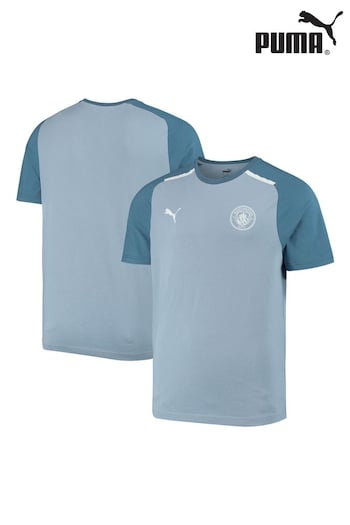 Puma Blue Manchester City Casuals T-Shirt (N15999) | £35