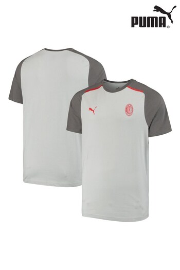 Puma Grey AC Milan Casuals T-Shirt (N16001) | £35