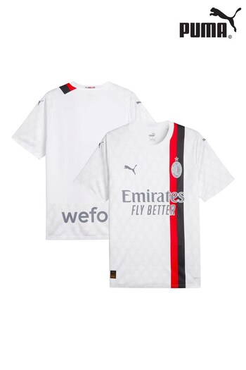 Puma White AC Milan Away Shirt (N16007) | £75