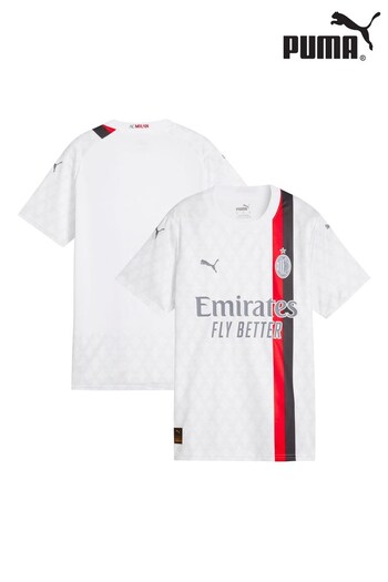 Puma White AC Milan Away Shirt 2023-24 Womens (N16008) | £75