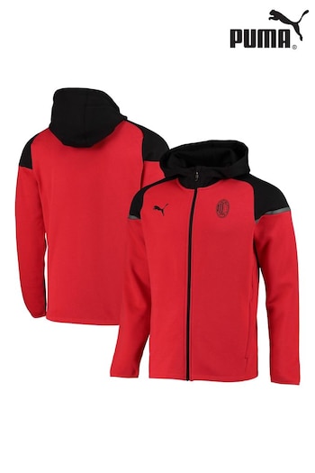 Puma Red AC Milan Casuals Hooded Jacket (N16013) | £75
