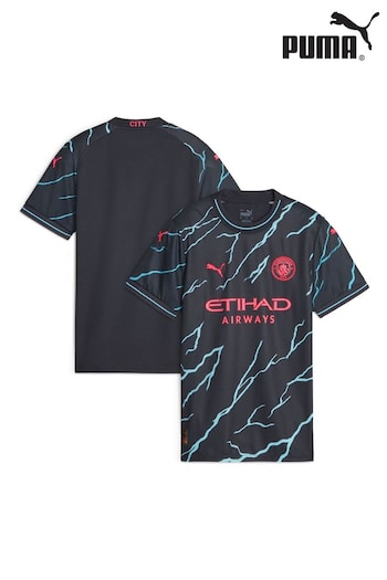 Puma naturel Blue Manchester City Third Shirt 2023-24 (N16033) | £75