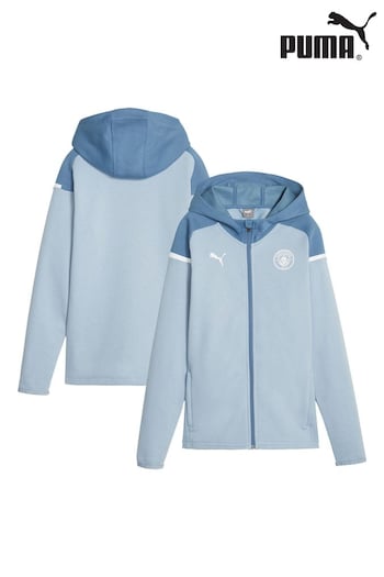 Puma Hang Blue Manchester City Casuals Hoodie Jacket (N16053) | £75