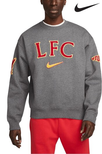 Nike Grey Liverpool Slogan Sweatshirt (N16068) | £65