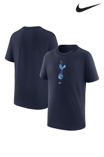 Nike Purple Tottenham Hotspur Crest T-Shirt Kids (N16070) | £23