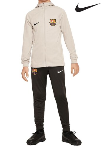 Nike Grey Barcelona Strike Tracksuit With Hoodie (N16082) | £95