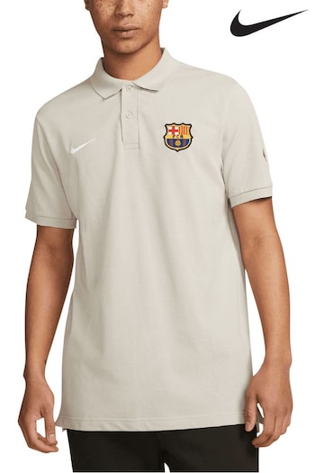 Nike Grey Barcelona Pique Core Polo Shirt (N16084) | £40