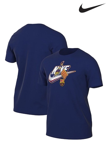 Nike Blue Barcelona Futura T-Shirt (N16096) | £33
