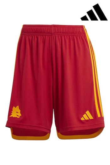 adidas Red AS Roma Home Shorts 2023-24 (N16136) | £38
