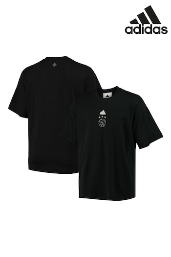 adidas Black Ajax Lifestyler Oversize T-Shirt (N16162) | £50