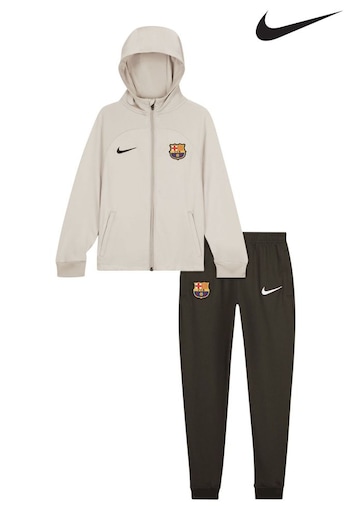 Nike Grey Barcelona Strike Tracksuit With Hoodie (N16203) | £65