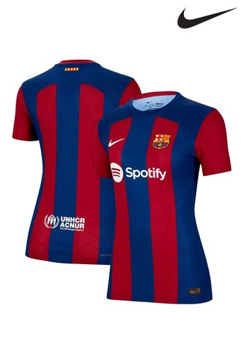 Nike Blue Barcelona Home Dri-Fit Adv Match Shirt 2023-24 Womens (N16205) | £125
