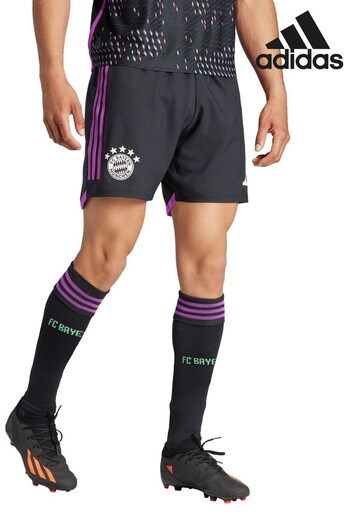 adidas Black FC Bayern Away Authentic Shorts 2023-24 (N16208) | £45