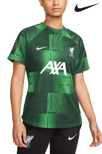 Nike Green Liverpool Academy Pro Pre Match Top (N16215) | £60