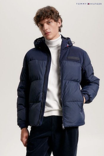 Tommy Hilfiger Blue New York Hooded Jacket (N16492) | £300