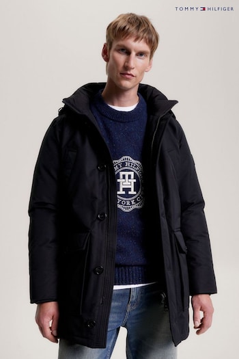 Tommy Hilfiger Rockie Non-Fur Down Parka Hooded Jacket (N16501) | £360